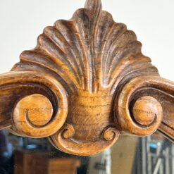 Ąžuolinis kosmetinis staliukas su užlenkiamais veidrodžiais 47x130x163 cm