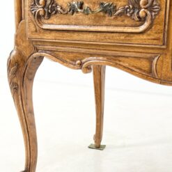 Ąžuolinis kosmetinis staliukas su užlenkiamais veidrodžiais 47x130x163 cm