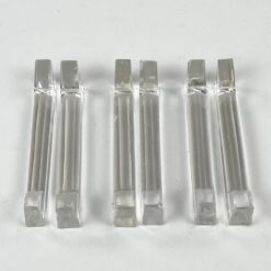 Stikliniai įrankių laikikliai 6 vnt. Komplektas 1x8x2 cm