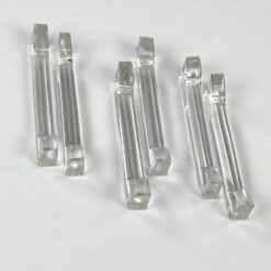 Stikliniai įrankių laikikliai 6 vnt. Komplektas 1x8x2 cm