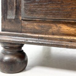 Retro stiliaus ąžuolinė penkių stalčių komoda 45x76x80 cm