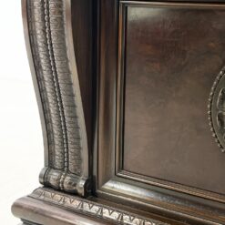 Riešutmedžio knygų spinta su atviromis lentynomis 48x201x208 cm