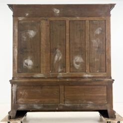 Riešutmedžio knygų spinta su atviromis lentynomis 48x201x208 cm