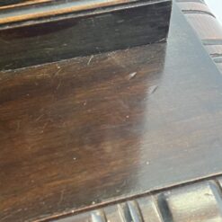 Riešutmedžio knygų spinta su atviromis lentynomis 48x201x208 cm