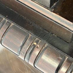 Riešutmedžio knygų spinta su atviromis lentynomis 48x201x208 cm