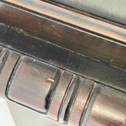 Riešutmedžio knygų spinta su atviromis lentynomis 48x201x208 cm