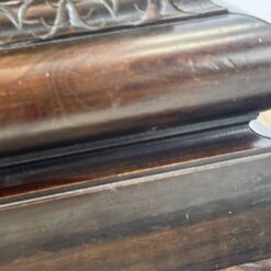 Riešutmedžio knygų spinta su atviromis lentynomis 48x201x208 cm