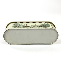 Metalinė dėžutė su laivų atvaizdais 6×16,5×4,5 cm