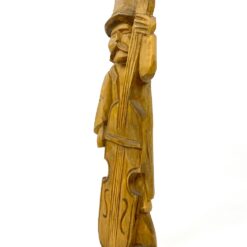 Medinė, raižyta staula “Muzikantas” 4,5×8,5×26 cm