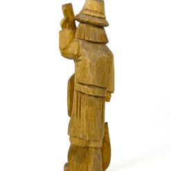 Medinė, raižyta staula “Muzikantas” 4,5×8,5×26 cm