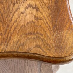 Trijų stalčių ąžuolinė komoda su liūto kojomis 37,5×74,5×66 cm