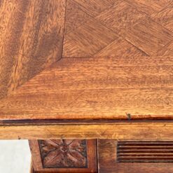 Raudonmedžio dvipusis rašomasis stalas 115x160x80 cm