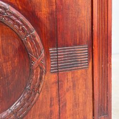 Raudonmedžio dvipusis rašomasis stalas 115x160x80 cm