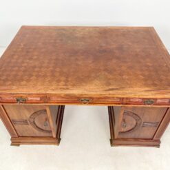 Raudonmedžio dvipusis rašomasis stalas 115x160x80 cm