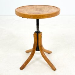 Thonet stiliaus medinė, reguliuojamo aukščio pianino kėdė 37x37x44-52 cm