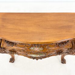 Prabangi, dviejų stalčių, raižyta, barokinio stiliaus komoda 50x120x81 cm