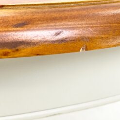 Apvalus medinis išskleidžiamas valgomojo stalas 112×112(+40)x75,5 cm