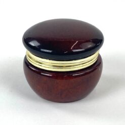 Keramikinė apvalios formos dėžutė 5x5x4,5 cm