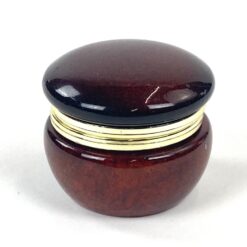 Keramikinė apvalios formos dėžutė 5x5x4,5 cm