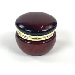 Keramikinė apvalios formos dėžutė 5x5x4,5 cm