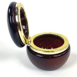 Keramikinė apvalios formos dėžutė 5x5x4,5 cm