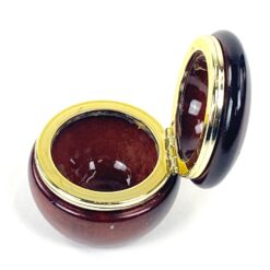 Keramikinė apvalios formos dėžutė 5x5x4,5 cm