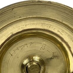 Indiškas žalvarinis stalinis gongas 8x13x16,5 cm