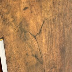 Ampyro stiliaus raudonmedžio komoda su žalvariu 45x81x89,5 cm