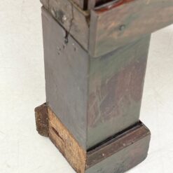 Ampyro stiliaus raudonmedžio komoda su žalvariu 45x81x89,5 cm