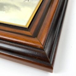 Aliejiniais dažais ant drobės tapytas žiemos peizažas medžio rėme 3x27x22 cm