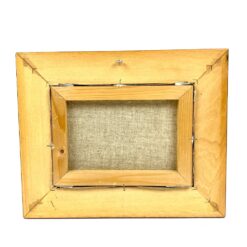 Aliejiniais dažais ant drobės tapytas žiemos peizažas medžio rėme 3x27x22 cm