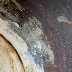 Rytietiškas žalvarinis emaliuotas vazonas 30x30x22 cm