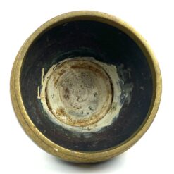 Rytietiškas žalvarinis emaliuotas vazonas 30x30x22 cm