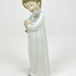 Porcelianinė NAO by Lladró mergaitės su lėle statula Nr. 598 8x8x25 cm