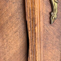 Barokinio stiliaus riešutmedžio dviejų durų spinta su veidrodžiais 62x140x251 cm