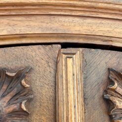 Barokinio stiliaus riešutmedžio dviejų durų spinta su veidrodžiais 62x140x251 cm