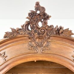 Barokinio stiliaus riešutmedžio dviejų durų spinta su veidrodžiais 62x140x251 cm