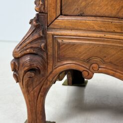 Barokinio stiliaus riešutmedžio dviejų durų spinta su veidrodžiais 62x140x251 cm