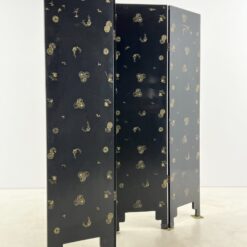 Rytietiška medinė širma su natūralaus akmens dekoracijomis 2,5×184,5×183 cm