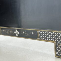 Rytietiška medinė širma su natūralaus akmens dekoracijomis 3x184x182,5 cm