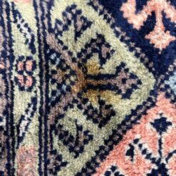 Vilnonis rankų darbo kilimas “Bukhara” 123x120x0,4 cm