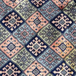 Vilnonis rankų darbo kilimas “Bukhara” 123x120x0,4 cm