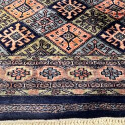 Vilnonis rankų darbo kilimas “Bukhara” 123x120x0,4 cm