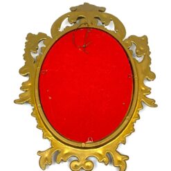 Rokoko stiliaus aukso spalvos pakabinamas rėmelis iš plastiko 2,5×19,5×29 cm