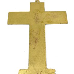 Žalvarinis pakabinamas kryžius su epoksido danga “Jerusalem” 0,5×15,5×21 cm