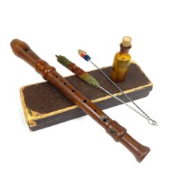 Johannes Adler Blockflöte fleita su priedais ir originalia dėžute 32,5x3x3 cm