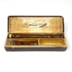 Johannes Adler Blockflöte fleita su priedais ir originalia dėžute 32,5x3x3 cm