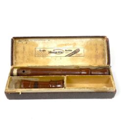 Johannes Adler Blockflöte fleita su priedais ir originalia dėžute 32,5x3x3 cm