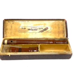 Johannes Adler Blockflöte fleita su priedais ir originalia dėžute 32,5x3x3 cm