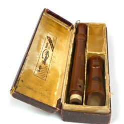 Johannes Adler Blockflöte fleita su priedais ir originalia dėžute 32,5x3x3 cm